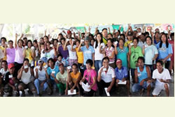 400 Poor Families  in Talim Island Receive Health Insurance