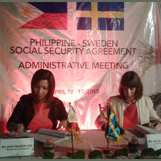 Philippines, Sweden Agree to Promote Social Protection for their Nationals