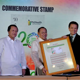 Stamp Marks PhilHealth 20th Anniversary