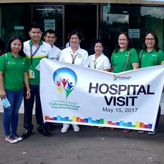 PhilHealth Region XII Team Visits Hospitals 