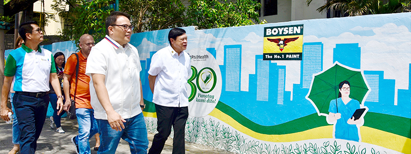 PHILHEALTH AND MMDA UNVEIL “PAYONG NG KAPANATAGAN” MURAL ALONG EDSA TO CELEBRATE PUBLIC SERVICE AND HEALTH PROTECTION